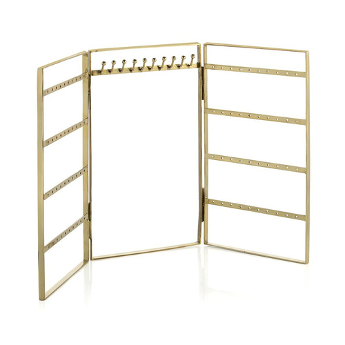 Image of Shiraleah 38-AA-006GO Wallace Jewelry Rack - Stainless Steel - Gold