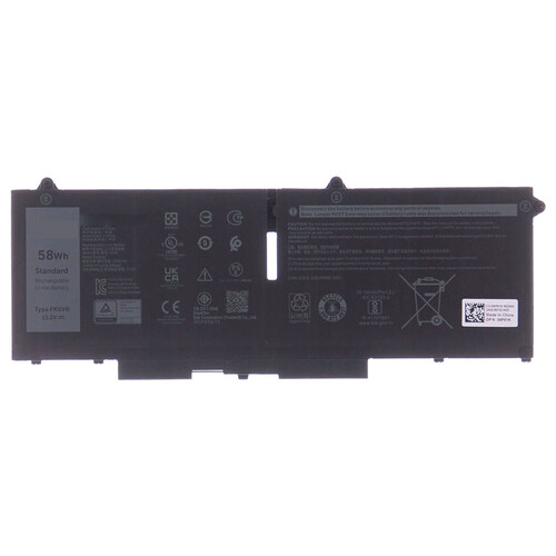 Dell FK0VR Replacement Battery For Latitude 5330 7330 Models - 4-cell - Lithium-ion - 58 Wh - 15.2 Volts
