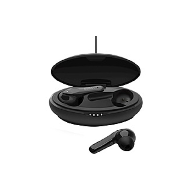 Image of Belkin SOUNDFORM Move Earset - True Wireless - Bluetooth - 32.8 ft - Earbud - In-ear - Black