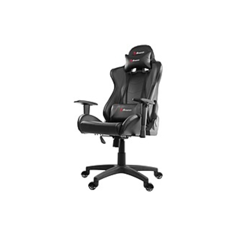 Image of Arozzi Forte Gaming Chair - For Gaming - Metal, Pleather, Foam - Black