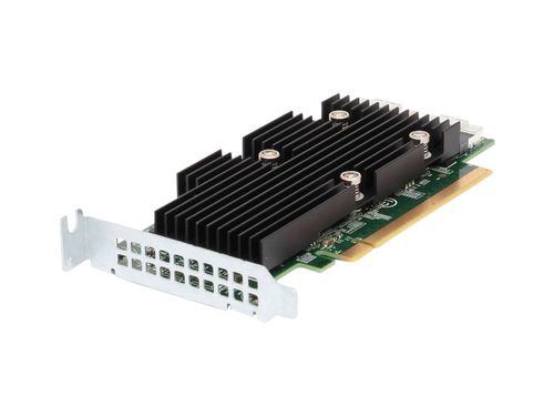 Image of Dell 1YGFW PCIe 14th Gen3 Extender SSD Adapter Controller Card for Select PowerEdge Servers - 2 x PCIe
