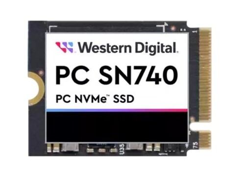 Western Digital SDDPTQD-256G-1012 SN740 256 GB Solid State Drive - M.2 2230 - NVMe - PCIe Gen 4 X4
