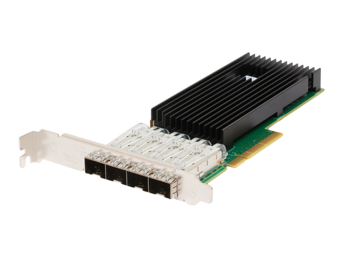 Image of Dell DTV7K Intel XL710 PE310G4i71LB-XR 10GB Quad Port Network Adapter - High Profile Bracket - 10 Gbps - SFP-Plus - PCI Express 3.0 x8