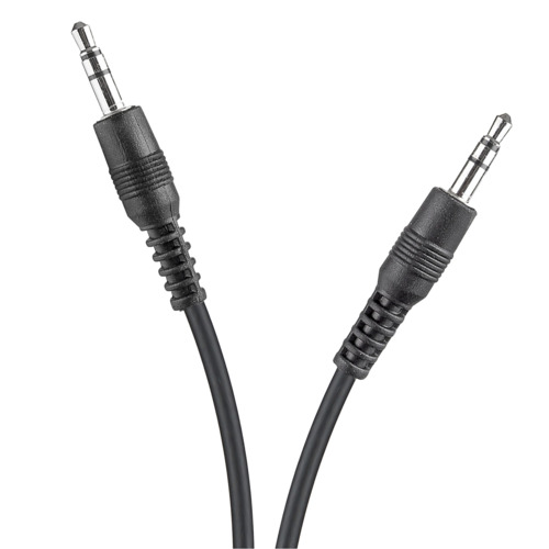 Image of Vivitar OD2023 Auxiliary Cable, 3', Black - 3 ft AUX Audio Cable for Audio Device - First End: Auxiliary - Black - 1 Each