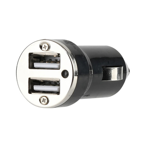 Vivitar OD5021-BLK Dual USB-A Car Charger - 2.4 Amps - Automotive Charge Power - Universal Device Support - Black