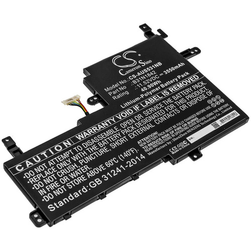 Asus 0B200-03440000 B31N1842 Battery For Select Vivobook 15 Models - Lithium-ion - 3-cell - 42 Wh - 11.52 Volts - 3550 MAh