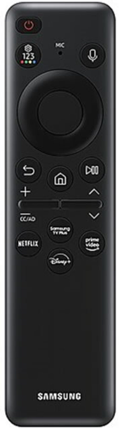 Samsung BN59-01432A OEM Replacement Voice Remote With Solar Cells - For Select 2023 8K Neo QLED Smart TVs - Black