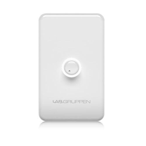 Wall-Mount Volume Control - Single-Gang Format - For CA, CM, CMA and CPA Series - White - Lab Gruppen CRC-VUL-WH