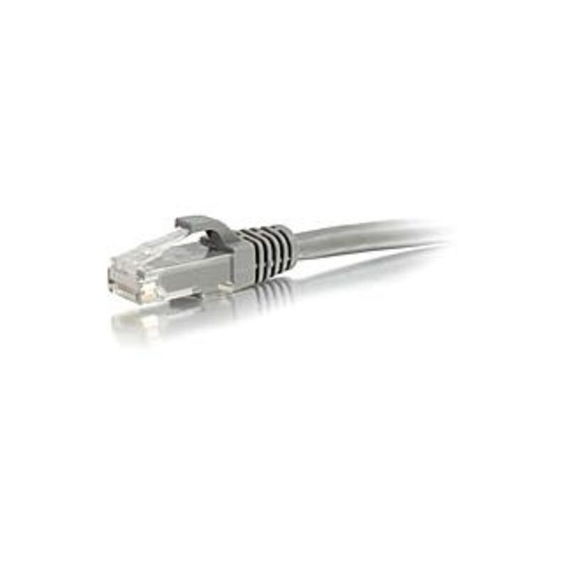 C2G 6ft Cat5e Ethernet Cable - Snagless Unshielded (UTP) - Gray - Category 5e For Network Device - RJ-45 Male - RJ-45 Male - 6ft - Gray