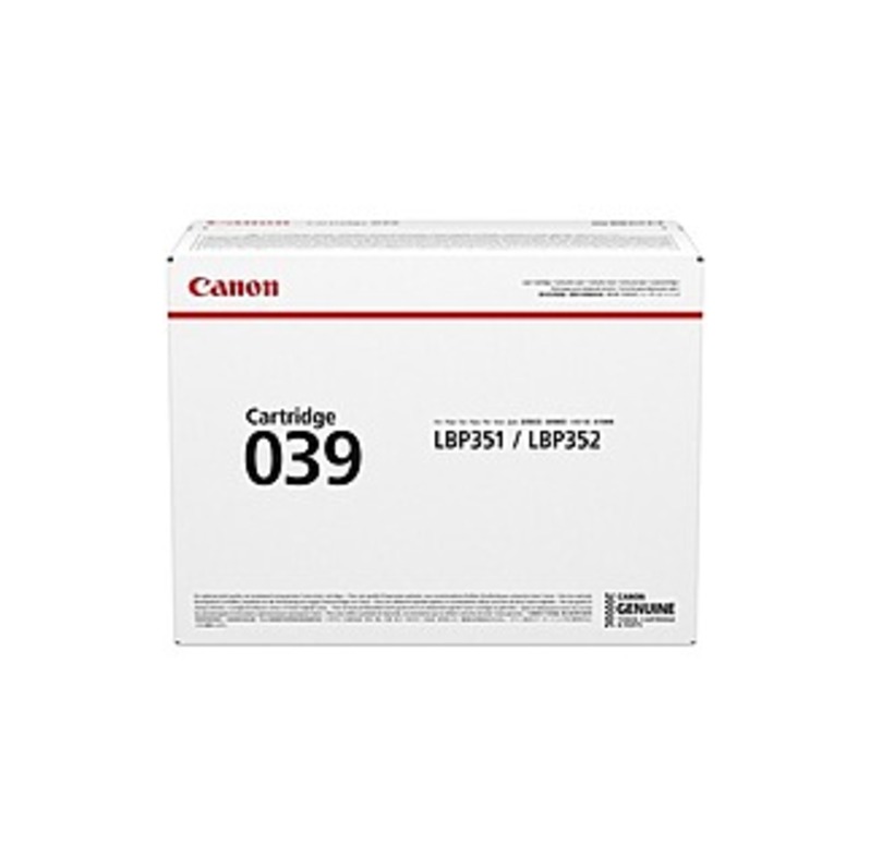 Image of Canon 039 Original Laser Toner Cartridge - Black - 1 Pack - 11000 Pages