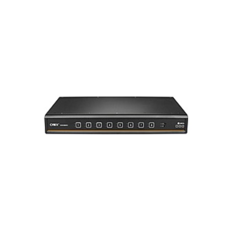 Vertiv Cybex Secure MultiViewer KVM Switch 8 Port , NIAP Approved , Dual AC - Secure Desktop KVM Switches , Secure KVM Switch , Dual Head , NIAP Certi