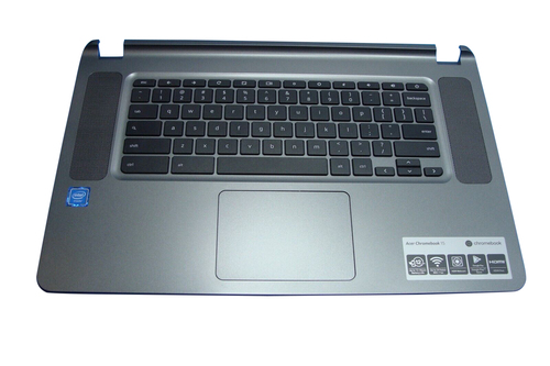 Acer TFQ4CZRUTATN Palmrest With Keyboard And Touchpad For ChromeBook 15 CB3-532 Series - US English - Silver