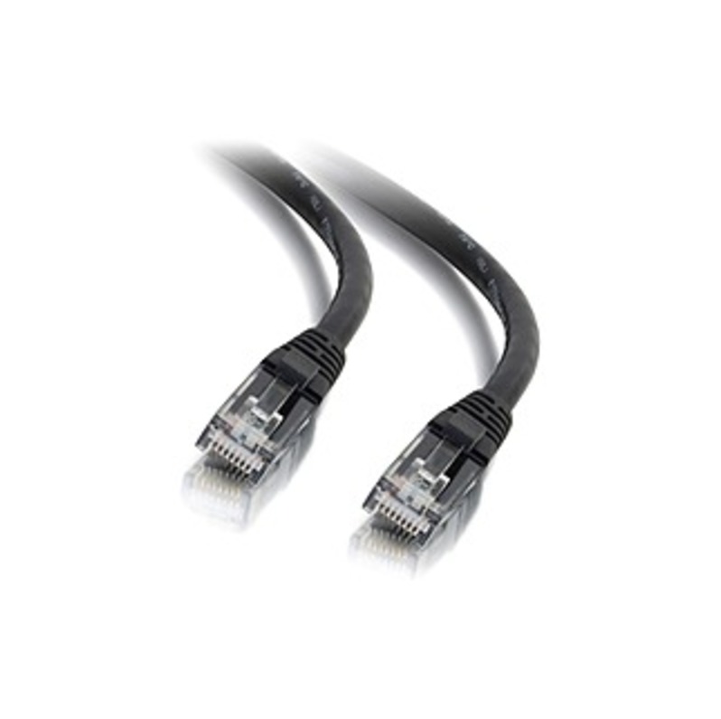 C2G 14ft Cat6 Ethernet Cable - Snagless Unshielded (UTP) - Black - Category 6 For Network Device - RJ-45 Male - RJ-45 Male - 14ft - Black