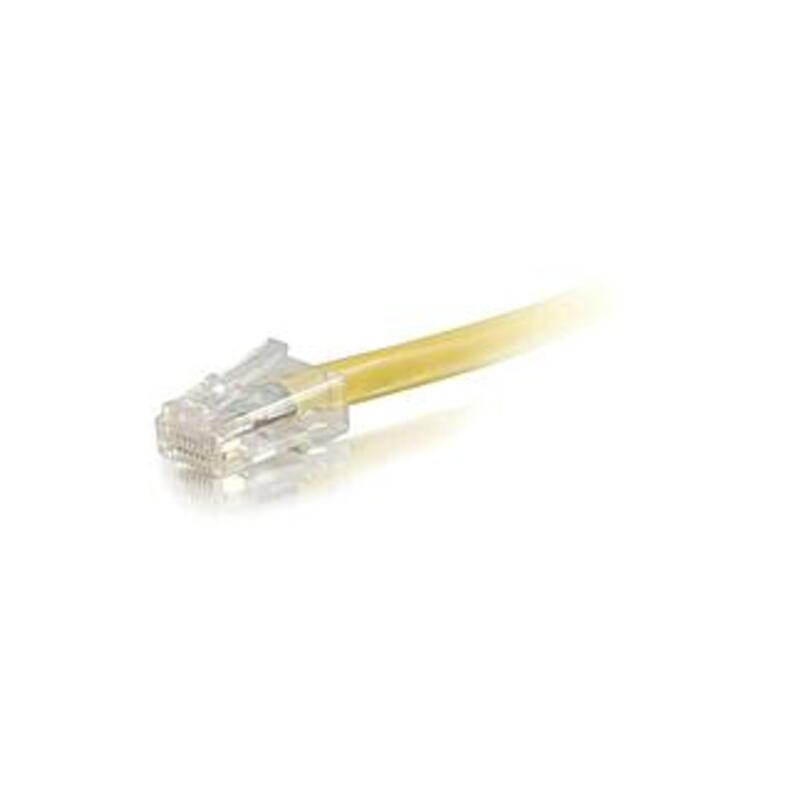 C2G-6ft Cat5e Non-Booted Unshielded (UTP) Network Patch Cable - Yellow - Category 5e For Network Device - RJ-45 Male - RJ-45 Male - 6ft - Yellow