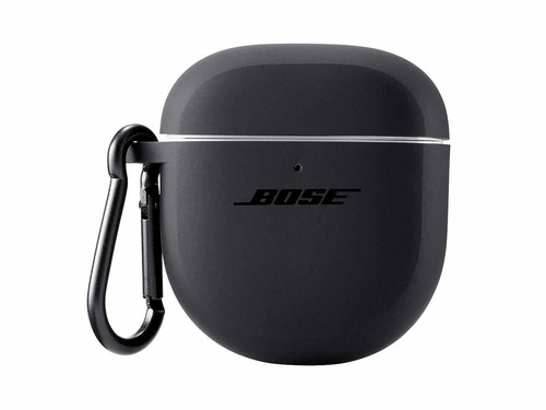 Bose 881877-0010 Silicone Case Cover With Carabiner For QuietComfort Earbuds II - Triple Black