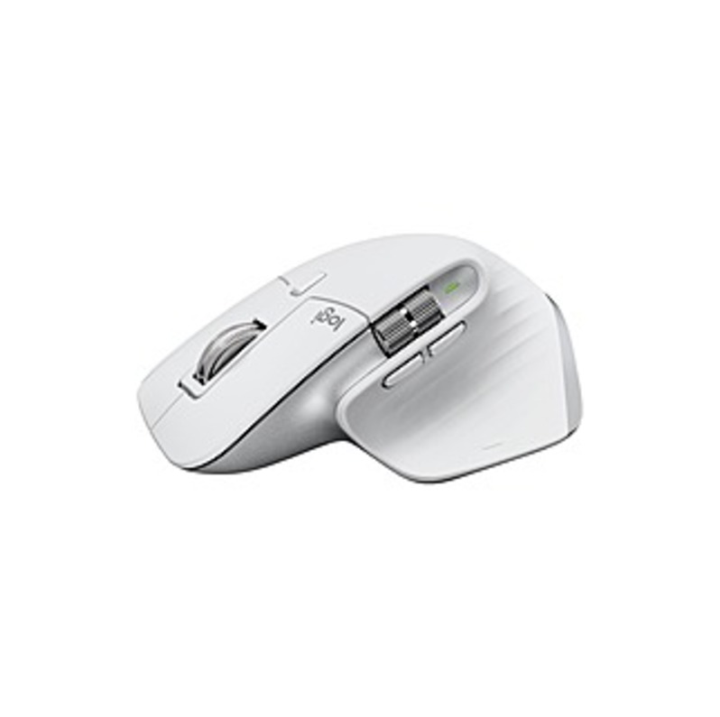 Logitech MX Master 3S Performance Wireless Mouse (Pale Grey) - Darkfield - Wireless - Bluetooth/Radio Frequency - 2.40 GHz - Rechargeable - Pale Gray