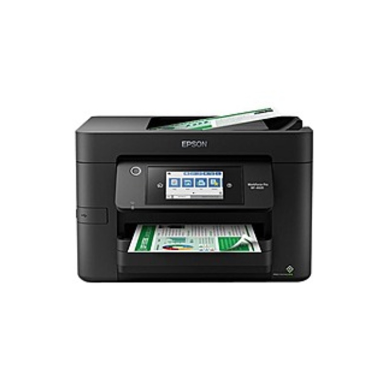 Epson WorkForce Pro WF-4820 Inkjet Multifunction Printer-Color-Copier/Fax/Scanner-4800x2400 Dpi Print-Automatic Duplex Print-33000 Pages-250 Sheets In