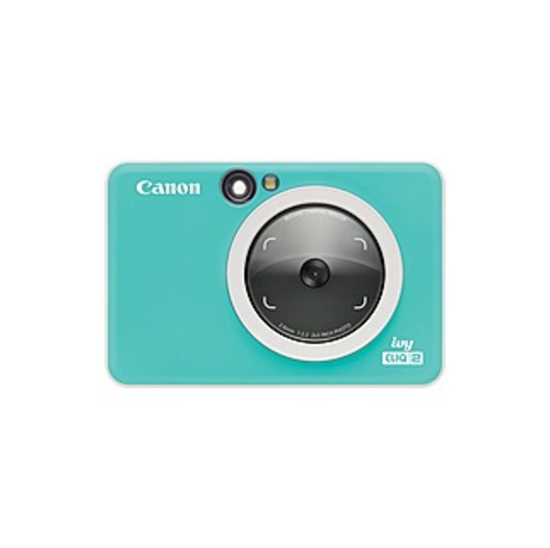 Canon IVY CLIQ2 5 Megapixel Instant Digital Camera - Turquoise - Autofocus