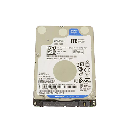 WD10SPZX-75Z10T2 Hard Disk Drive - 1 TB - 5400 RPM - 128 MB Cache - 2.5 Inches - 7mm - SATA - Dell YYFN4