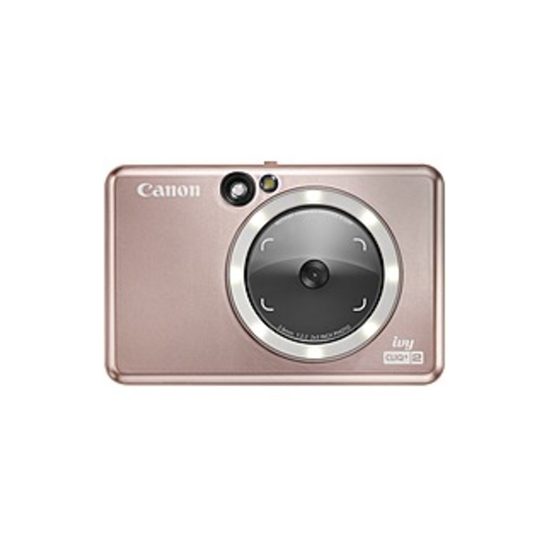 Canon IVY CLIQ+2 8 Megapixel Instant Digital Camera - Rose Gold - Autofocus - Optical Viewfinder