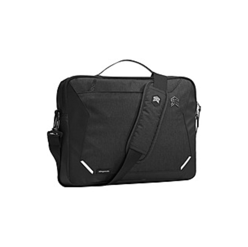 Image of STM Goods Myth Carrying Case (Briefcase) for 13" Apple Notebook - Black - Water Resistant, Moisture Resistant - Thermoplastic Polyurethane (TPU), Fabr