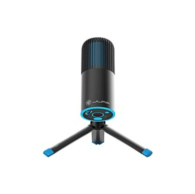 Image of JLab Talk GO Wired Condenser Microphone - Black - 5 ft - 20 Hz to 20 kHz - Cardioid, Omni-directional - Tripod Mount, Stand Mountable - USB Type C - N