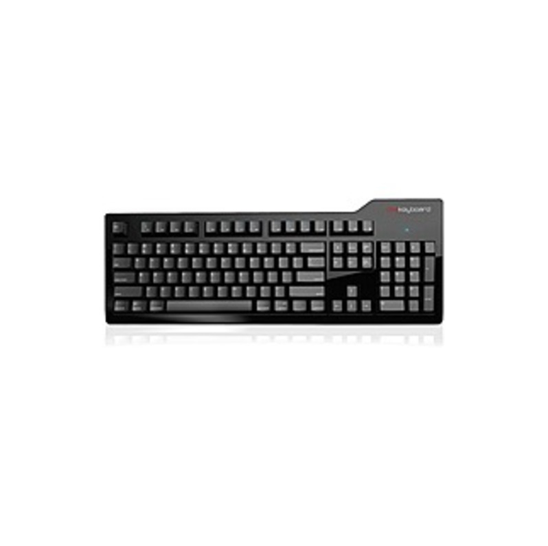 Das Keyboard Model S Professional For Mac Clicky MX Blue Mechanical Keyboard - Cable Connectivity - USB Interface - German - Smartphone - USB Hub - Me