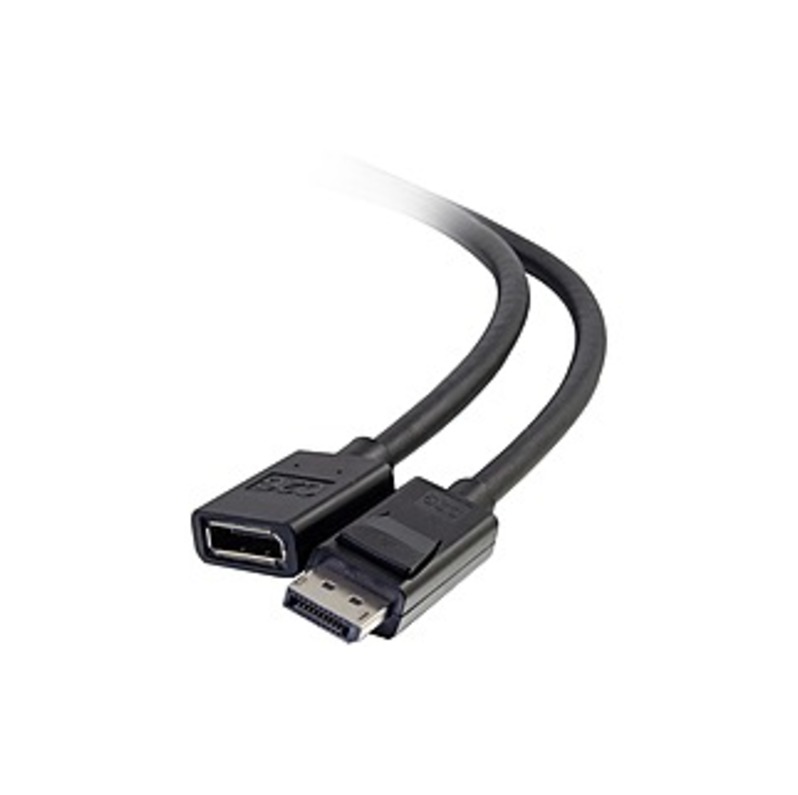 C2G 3ft DisplayPort Extension Cable - DisplayPort 1.4 - 8K UHD - M/F - 3 Ft DisplayPort A/V Cable For Audio/Video Device, Notebook - First End: 1 X Di