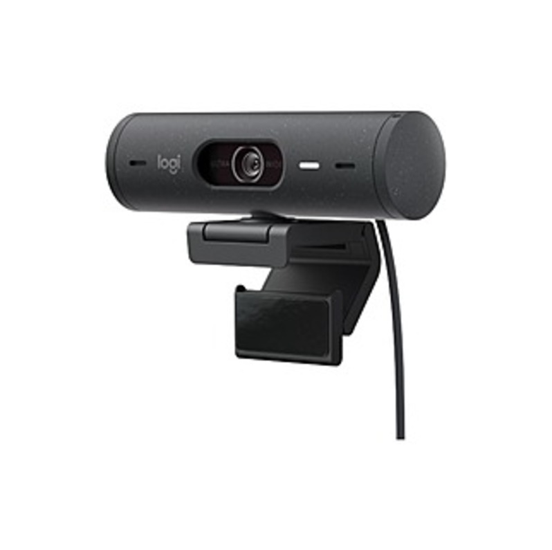 Logitech BRIO 500 Webcam - 4 Megapixel - 60 Fps - Graphite - USB Type C - 1920 X 1080 Video - Auto-focus - 90° Angle - 4x Digital Zoom - Microphon