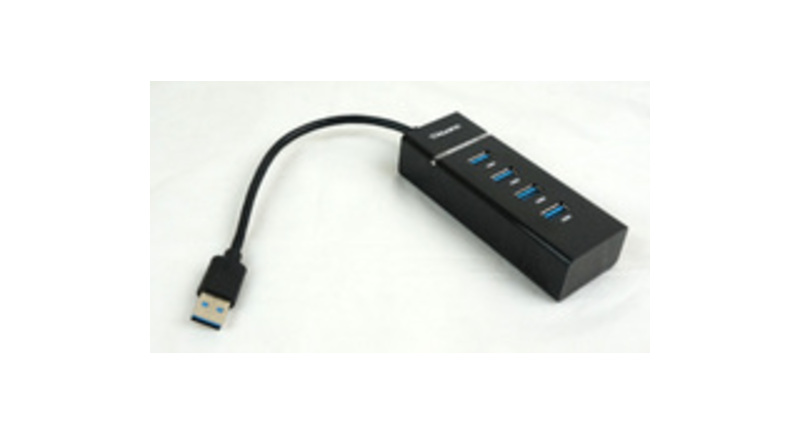 Aluratek 4-Port USB 3.0 SuperSpeed Hub With Attached Cable - USB - External - 4 USB Port(s) - 4 USB 3.0 Port(s)