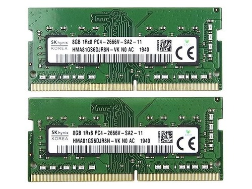 Image of Hynix HMA81GS6DJR8N-VK 8GB Laptop Memory Module - DDR4 - 2666 MHz - 1RX8 - CL19 - 1.2 Volts - 260-Pin - SO-DIMM