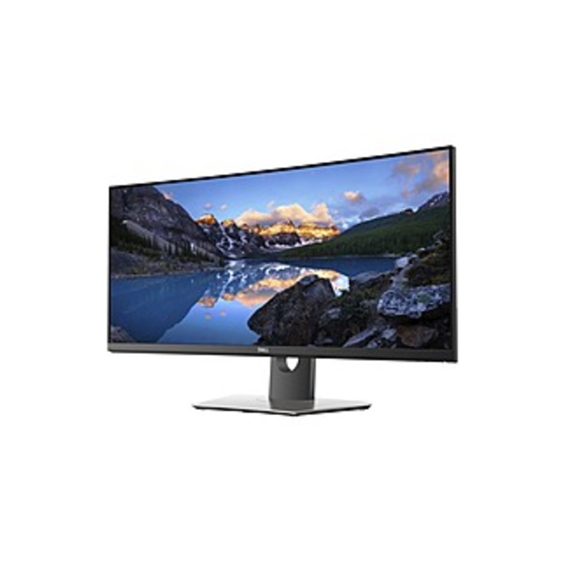 Dell P3418HW UW-UXGA Curved Screen LCD Monitor - 21:9 - Black, Silver - 34.1 Viewable - Edge WLED Backlight - 2560 X 1080 - 300 Nit - 5 Ms GTG - HDMI