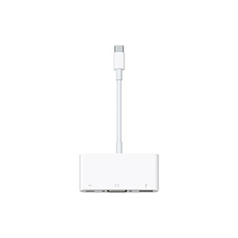 Apple USB-C VGA Multiport Adapter - USB/VGA Video/Data Transfer Cable For IPod, IPhone, IPad, MacBook, Projector, TV - First End: 1 X 24-pin USB Type