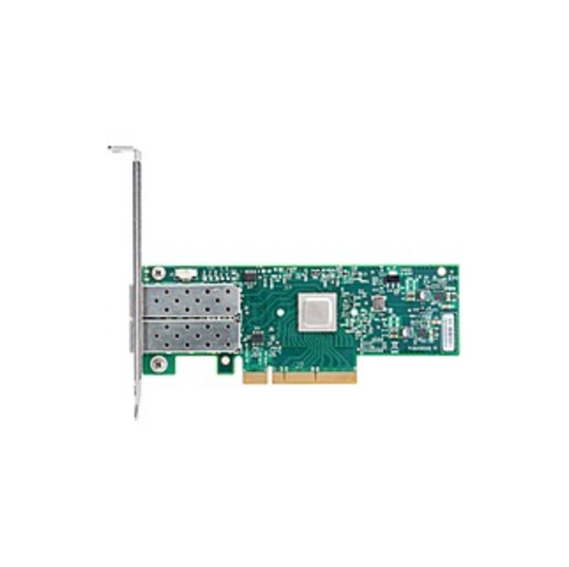 NVIDIA MCX4121A-ACAT ConnectX-4 Lx EN Adapter Card 25GbE - PCI Express 3.0 X8 - 2 Port(s) - Optical Fiber - 25GBase-X - SFP - Plug-in Card