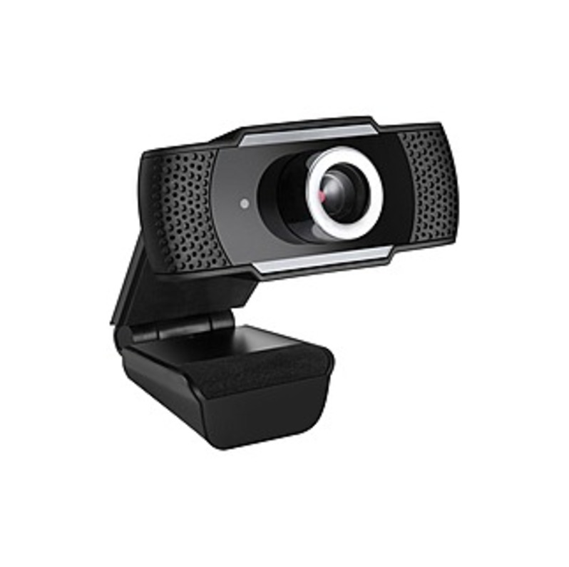 Adesso CyberTrack H4 1080P USB Webcam - 2.1 Megapixel - 30 Fps - Manual Focus-Tripod Mount - 1920 X 1080 Video - Works With Zoom, Webex, Skype, Team,