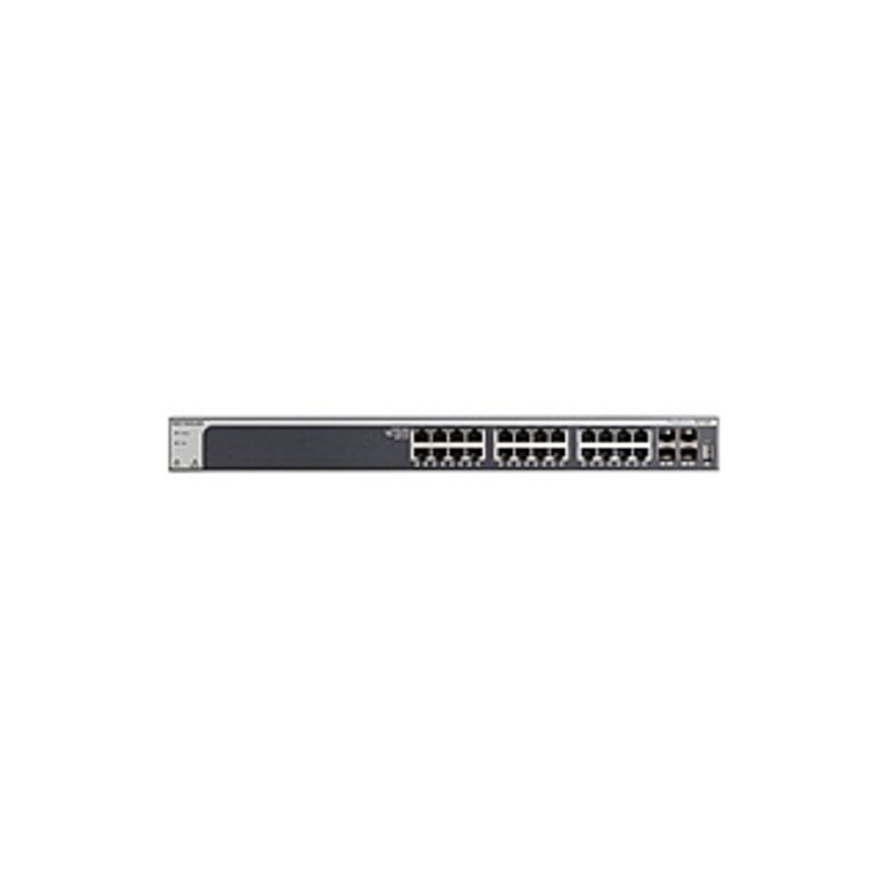 Netgear Prosafe XS728T Ethernet Switch - 28 Ports - Manageable - 10 Gigabit Ethernet - 10GBase-T, 10GBase-X - 3 Layer Supported - Optical Fiber, Twist