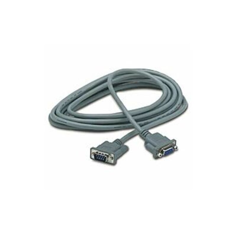 APC Serial Extension Cable - DB-9 Male - DB-9 Female - 15ft - Gray