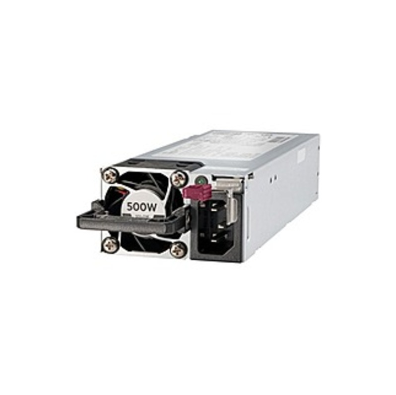 HP 500W Flex Slot Platinum Hot Plug Low Halogen Power Supply Kit - 230 V AC, 380 V DC
