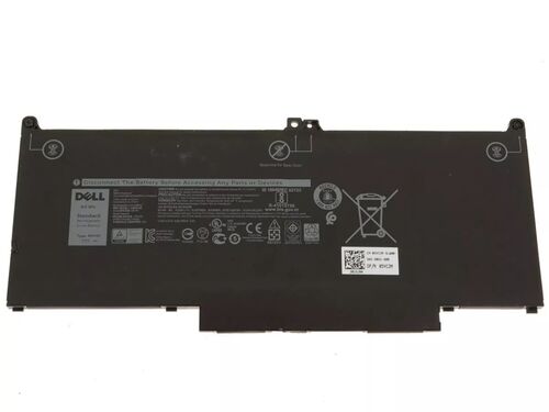 Dell MXV9V 60Wh Replacement Laptop Battery For Latitude 5300 7300 7400 Series Laptops - 7.5 Volts - Lithium-ion - 4-Cell - Black