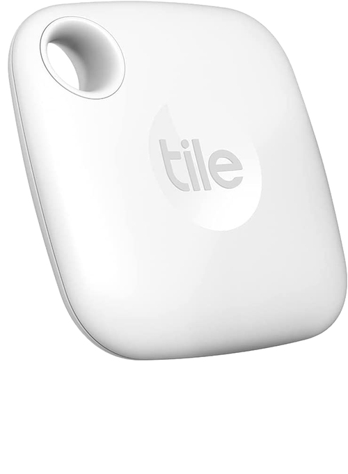 Tile RE-40001 Mate (2022) Bluetooth Tracker Keys Finder And Item Locator For Keys Bags And More - Up To 250 Feet - IP67 - White