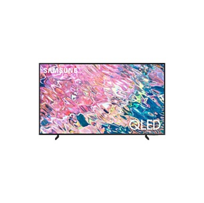 Image of Samsung Q60B QN65Q60BAF 65" Class Q60B Smart LED TV 2022 - 4K UHDTV - Titan Gray - Q HDR, HLG, HDR10+ - Quantum Dot LED Backlight - Bixby, Alexa, Goog