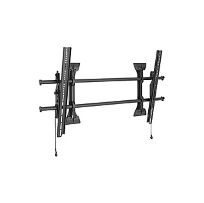 Chief Fusion Adjustable Tilt TV Wall Mount - For Monitors 55-100 - Black - Adjustable Height - 55 To 82 Screen Support - 250 Lb Load Capacity