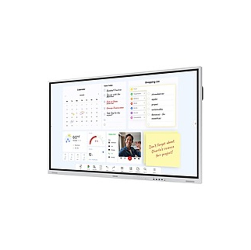 Samsung WM75B Collaboration Monitor - 75"" LCD - Infrared (IrDA) - Touchscreen - 16:9 Aspect Ratio - 3840 x 2160 - 350 Nit - 4,000:1 Contrast Ratio - 2 -  LH75WMBWLGCXZA