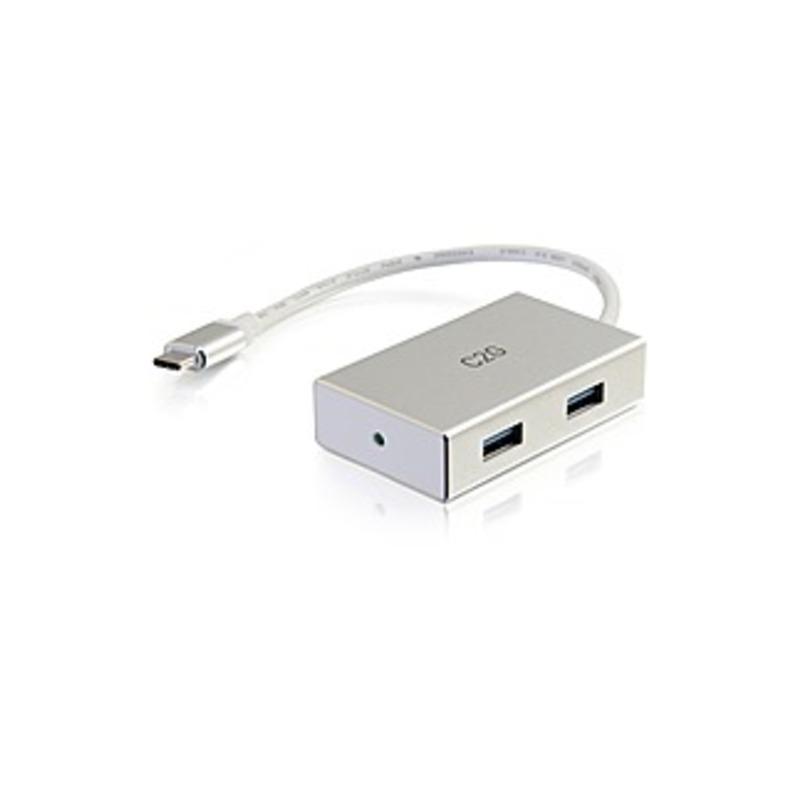 C2G USB C Hub - USB C 3.0 To 4-Port USB Hub - USB Type C - External - 4 USB Port(s) - 4 USB 3.1 Port(s) - PC, Mac