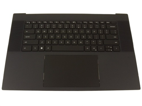 Dell 0FWJ2 OEM Replacement Palmrest With Keyboard And Touchpad For XPS 17 9720 Precision 5770 - US-English - Carbon Black