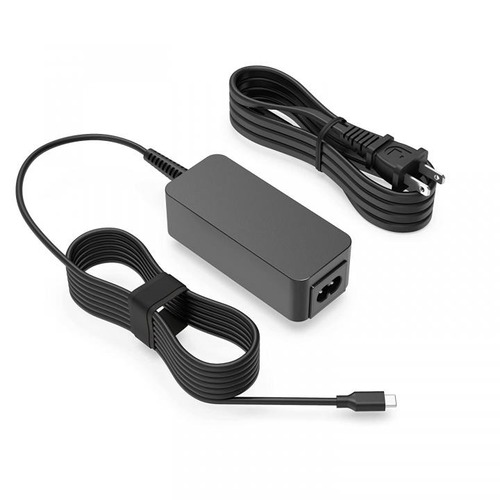 Lenovo ADLX45YDC3A 45-Watts AC Adapter With USB-C Connection For IdeaPad 720S - 20 Volts - 2.25 Amps - Black