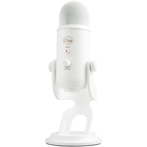 Blue Yeti Wired Condenser Microphone - Stereo - 20 Hz To 20 KHz - Cardioid, Bi-directional, Omni-directional - Desktop, Stand Mountable, Side-address