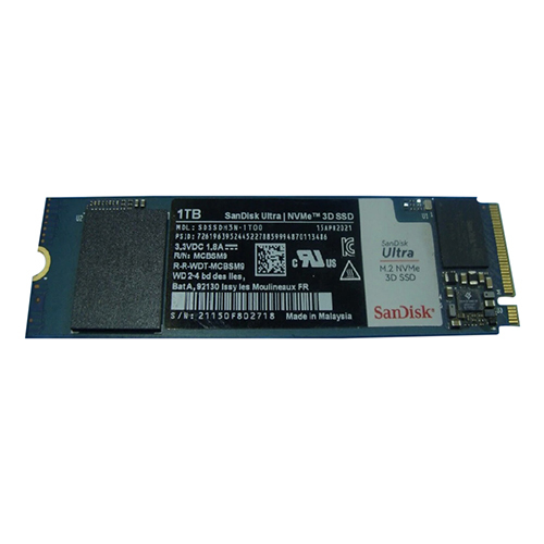 Sandisk SDSSDH3N-1T00 Ultra Internal Solid State Drive - 1 TB - NVMe - PCI Express 3.0 X4 - M.2 2280 - TLC