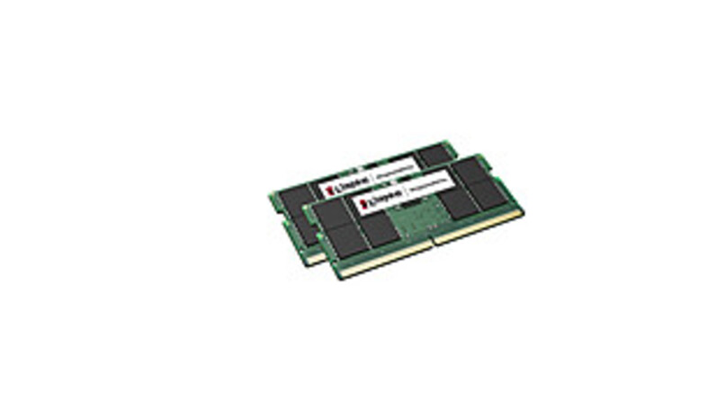 Kingston 32GB (2 X 16GB) DDR5 SDRAM Memory Kit - For Notebook, Desktop PC - 32 GB (2 X 16GB) - DDR5-5200/PC5-41600 DDR5 SDRAM - 5200 MHz Single-rank M