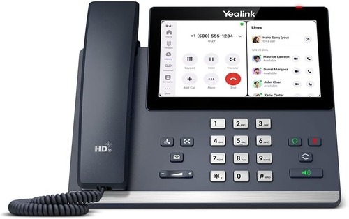 Yealink YEA-MP56-ZOOM 7-Inch Touch Screen IP Phone - Zoom User Interface - Android 9.0 - Dual-port Gigabit - Ethernet Support PoE - Built-in Bluetooth